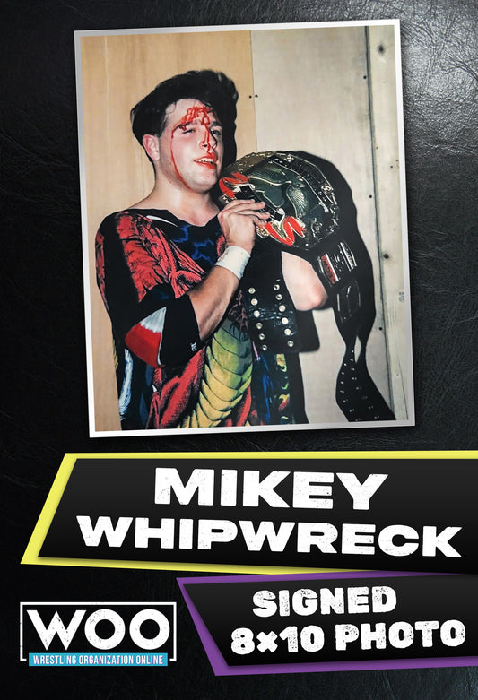Pre-order Mikey Whipwreck - Standard/Premium Signature & Picture with talent COMBO
