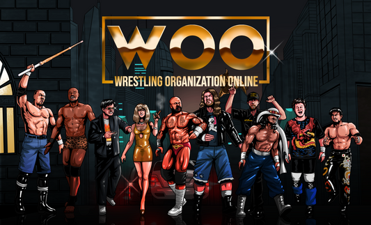 Pre-order Limited Edition WOO Poster - WrestleCon Exclusive